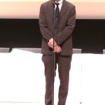 閉会式で<br />ご挨拶をされる<br />中村学会長